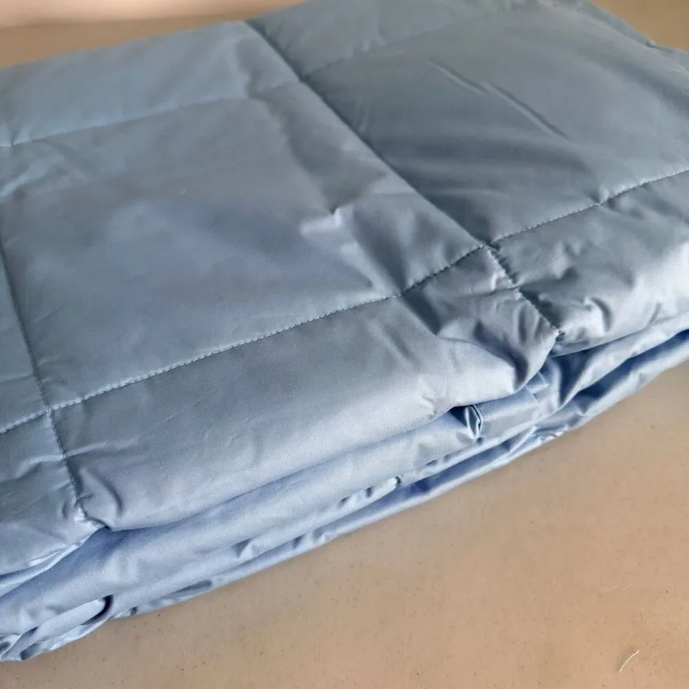 The Company Store LaCrosse Premium Down Throw - Porcelain Blue 50x70